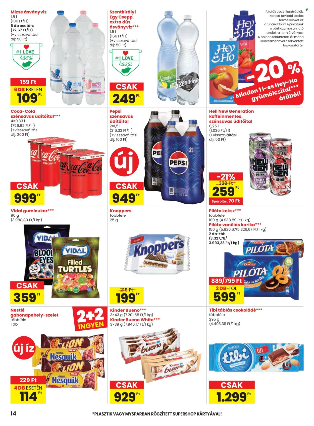 SPAR akciós újság érvényes:  - 2026.06.11 - 2026.06.17. 14. oldal Oldal 14