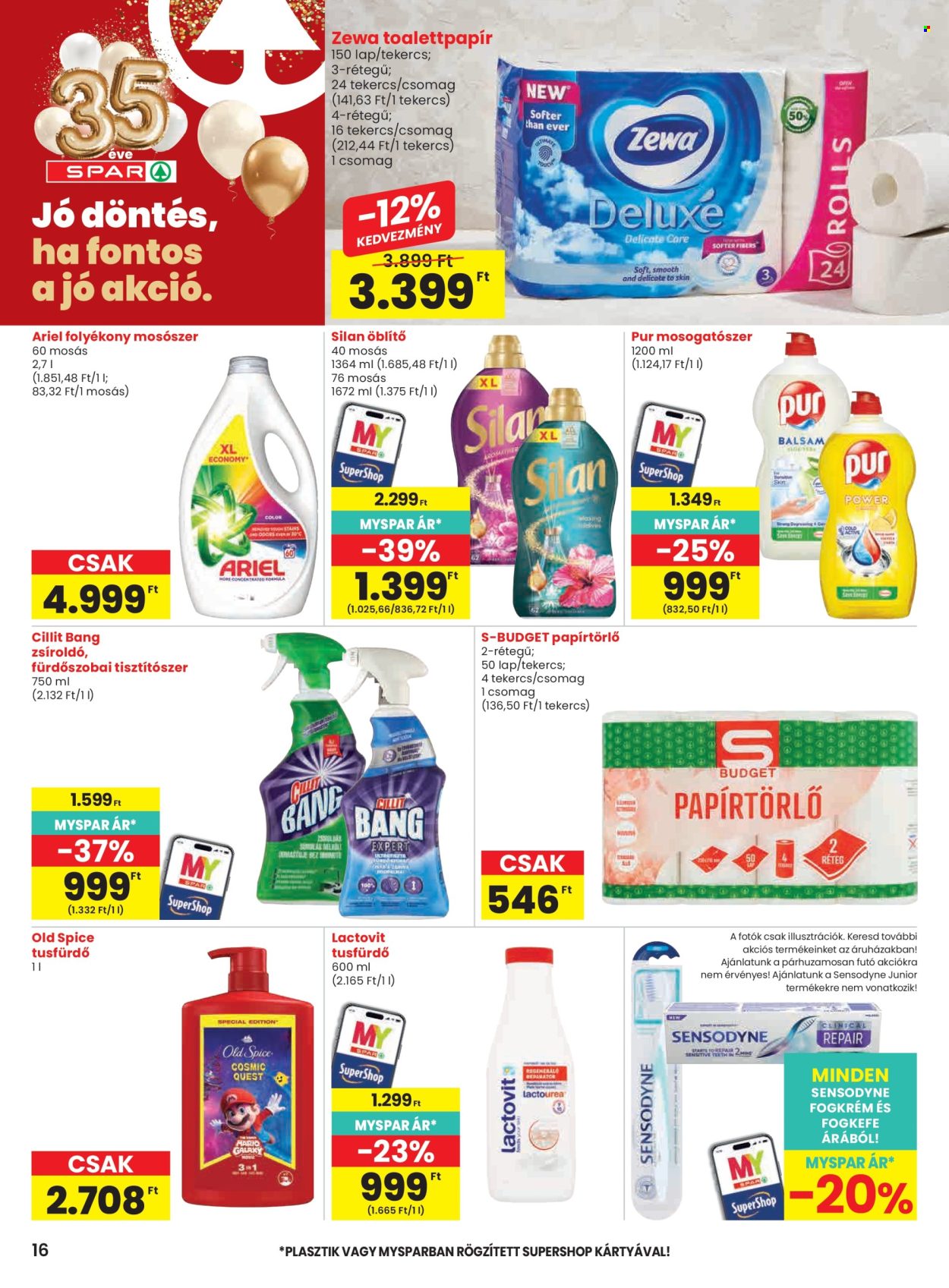 SPAR akciós újság érvényes:  - 2026.06.11 - 2026.06.17. 16. oldal Oldal 16