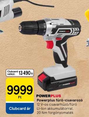POWERPLUS Powerplus fúró-csavarozo