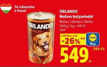 Orlando Nedves kutyaeledel