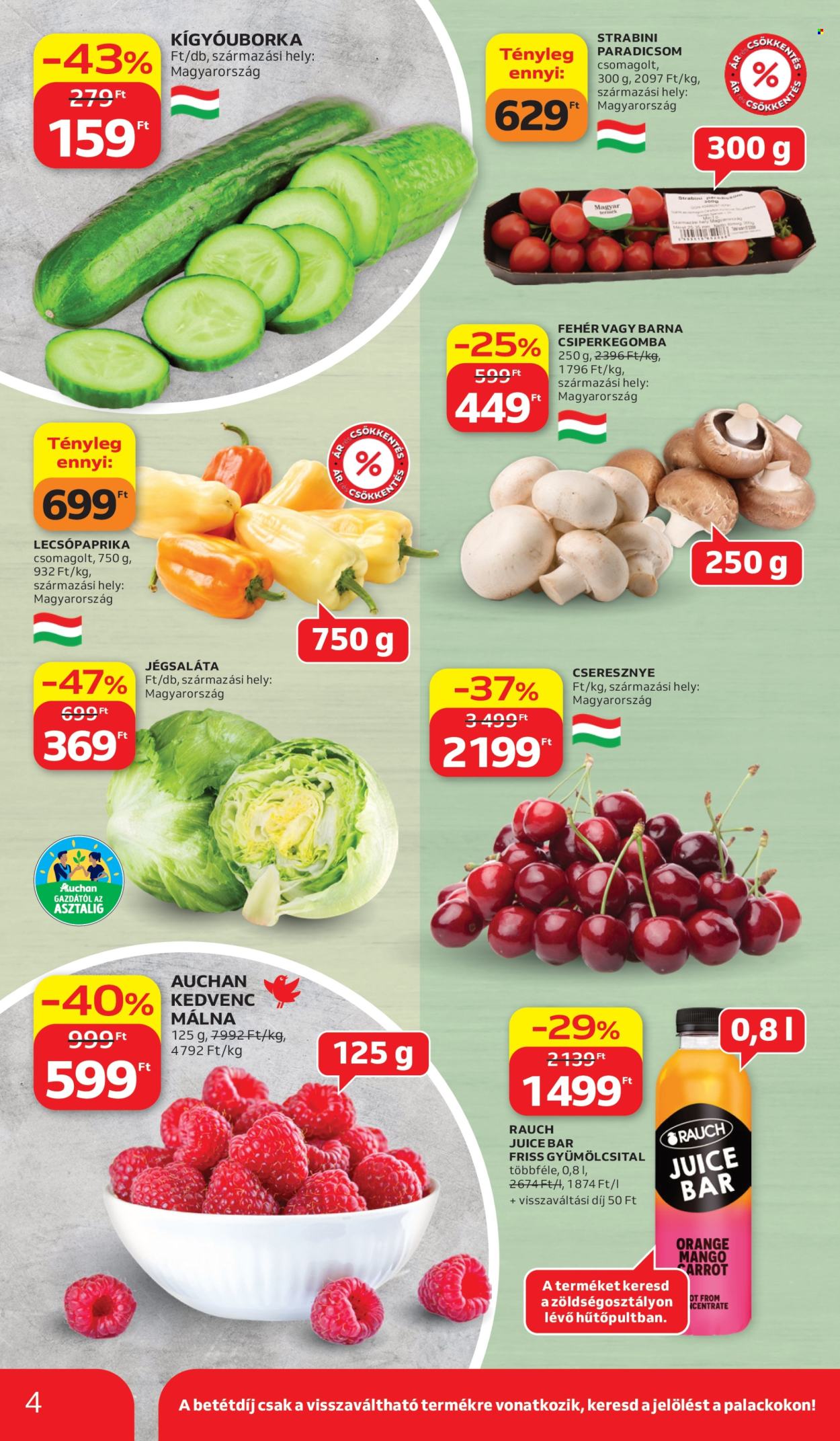 Auchan akciós újság érvényes:  - 2026.06.11 - 2026.06.17. 4. oldal Oldal 4