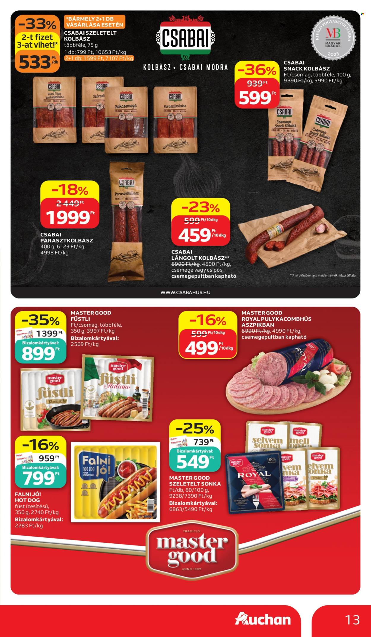 Auchan akciós újság érvényes:  - 2026.06.11 - 2026.06.17. 13. oldal Oldal 13