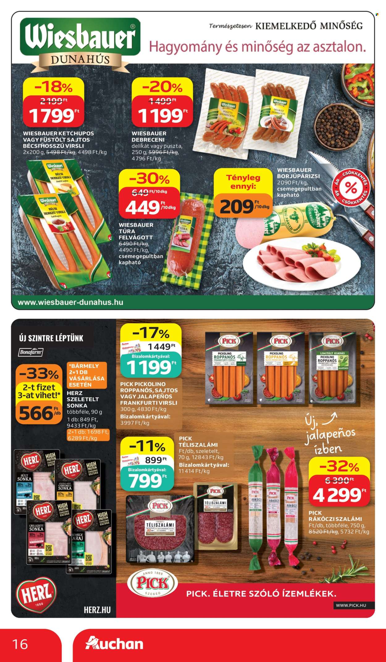 Auchan akciós újság érvényes:  - 2026.06.11 - 2026.06.17. 16. oldal Oldal 16