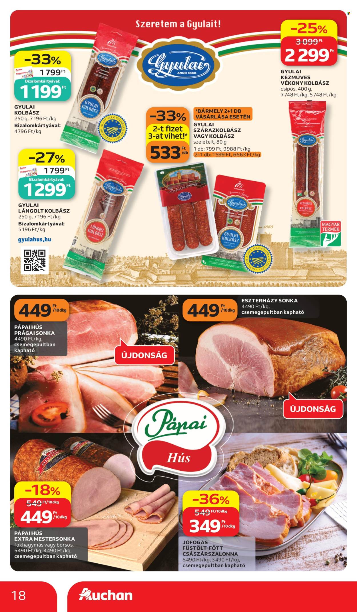 Auchan akciós újság érvényes:  - 2026.06.11 - 2026.06.17. 18. oldal Oldal 18