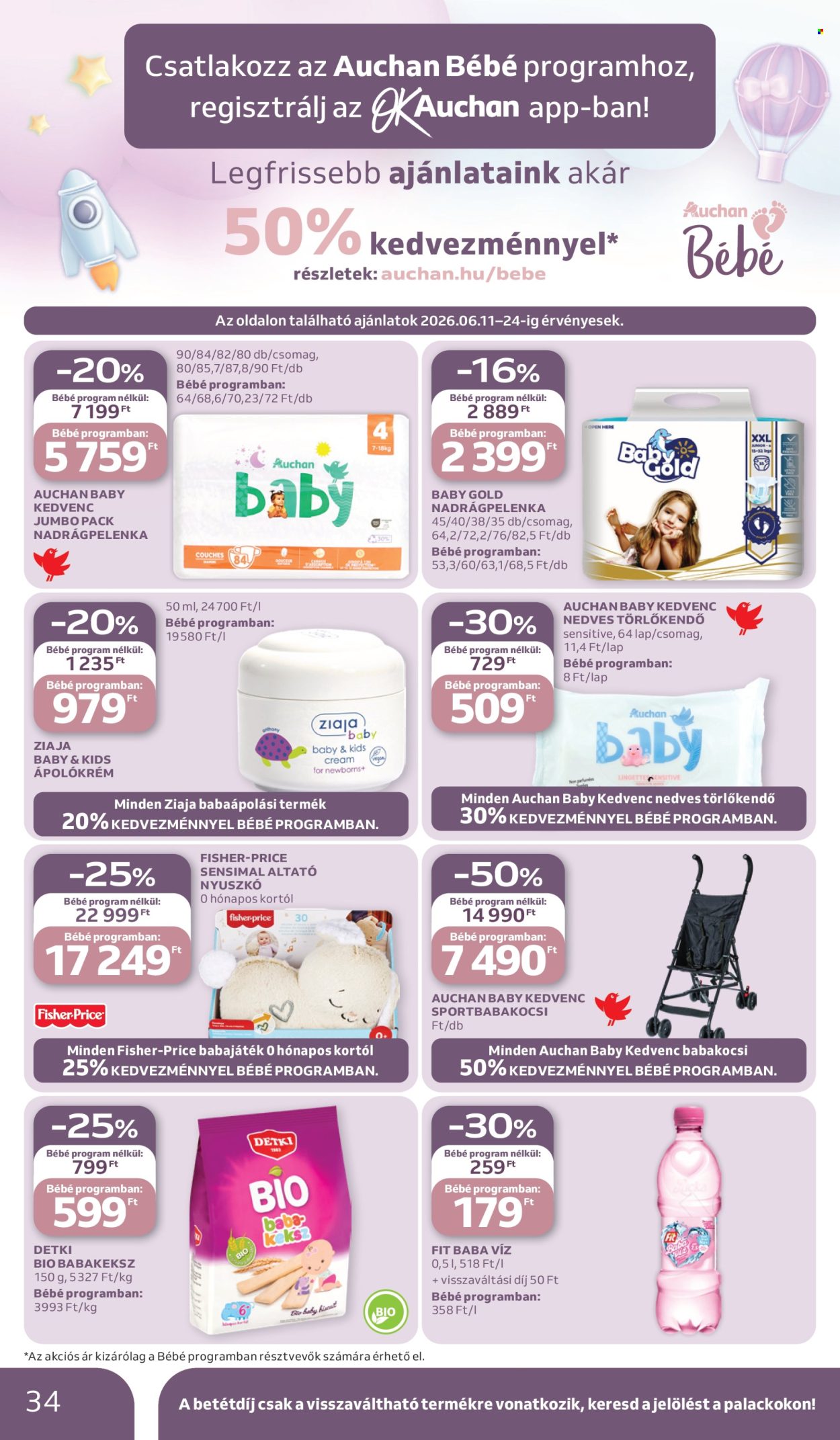 Auchan akciós újság érvényes:  - 2026.06.11 - 2026.06.17. 34. oldal Oldal 34
