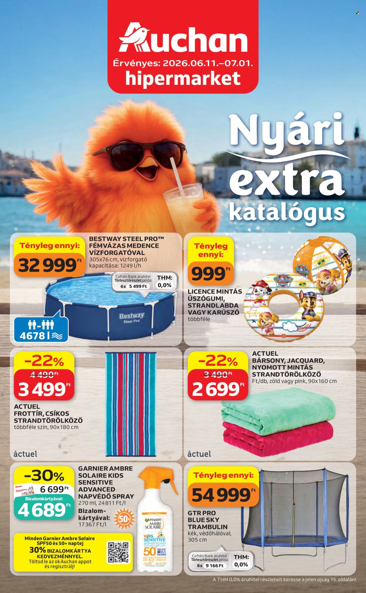 Auchan akciós újság érvényes:  - 2026.06.11 - 2026.07.01. 1. oldal Oldal 1