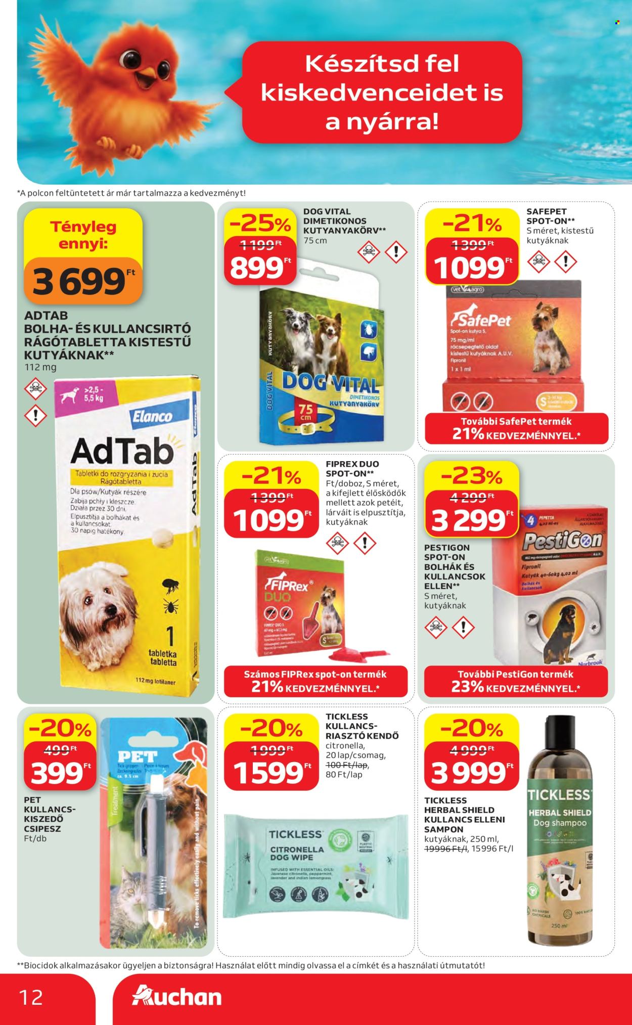 Auchan akciós újság érvényes:  - 2026.06.11 - 2026.07.01. 12. oldal Oldal 12