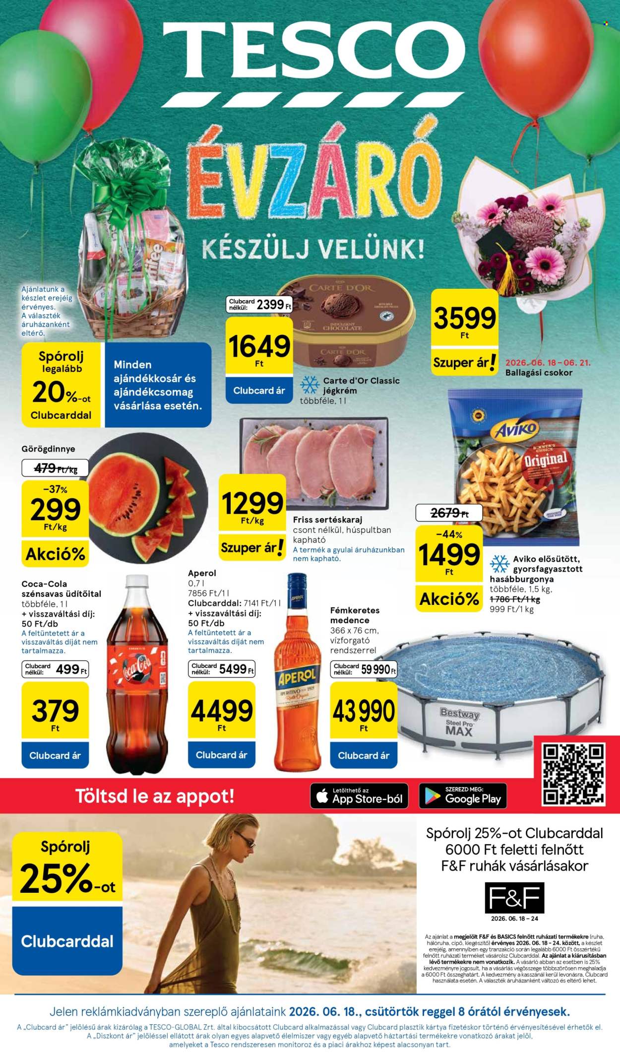 TESCO akciós újság érvényes:  - 2026.06.18 - 2026.06.24. 1. oldal Oldal 1