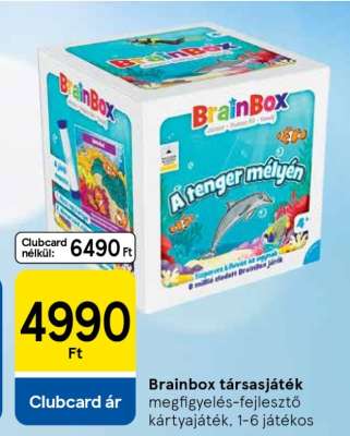 BRAINBOX TÁRSASJÁTÉK