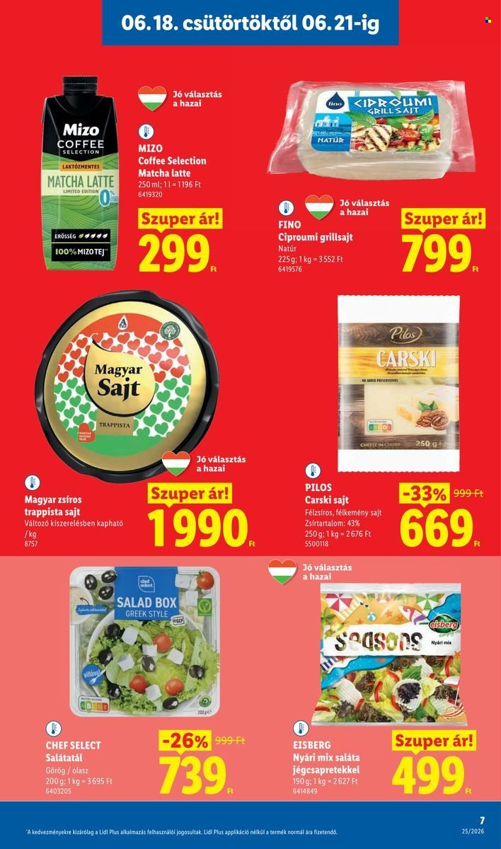 Lidl akciós újság érvényes:  - 2026.06.18 - 2026.06.24. 7. oldal Oldal 7