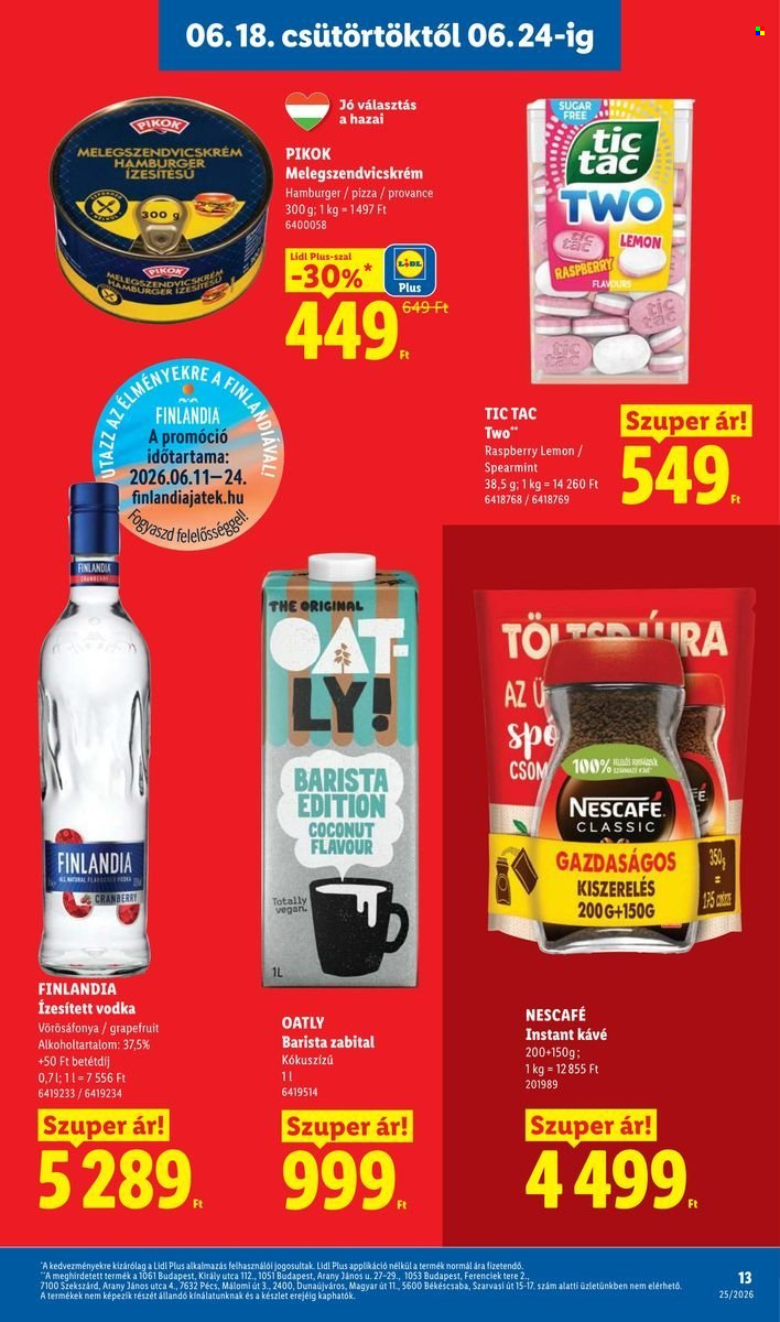 Lidl akciós újság érvényes:  - 2026.06.18 - 2026.06.24. 13. oldal Oldal 13