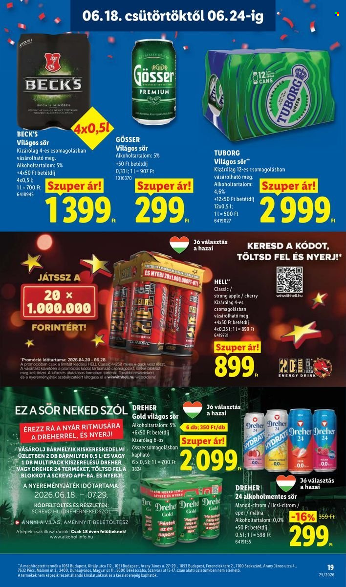 Lidl akciós újság érvényes:  - 2026.06.18 - 2026.06.24. 19. oldal Oldal 19
