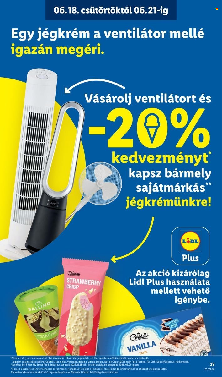 Lidl akciós újság érvényes:  - 2026.06.18 - 2026.06.24. 29. oldal Oldal 29