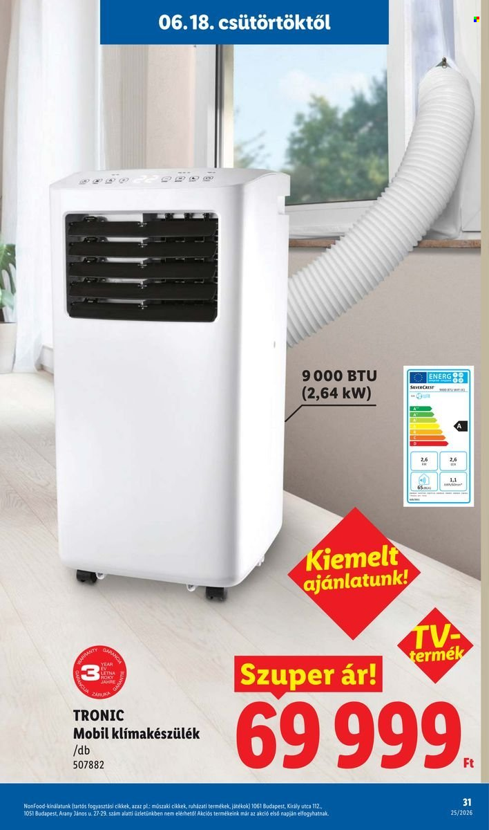 Lidl akciós újság érvényes:  - 2026.06.18 - 2026.06.24. 31. oldal Oldal 31