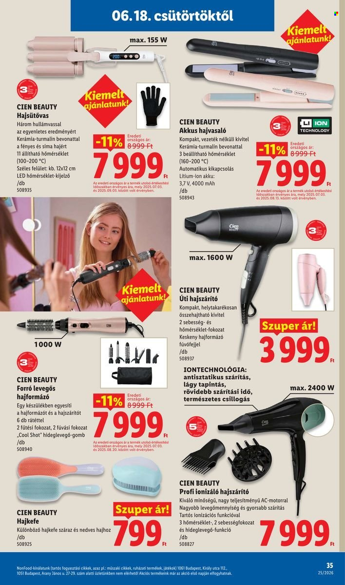 Lidl akciós újság érvényes:  - 2026.06.18 - 2026.06.24. 35. oldal Oldal 35