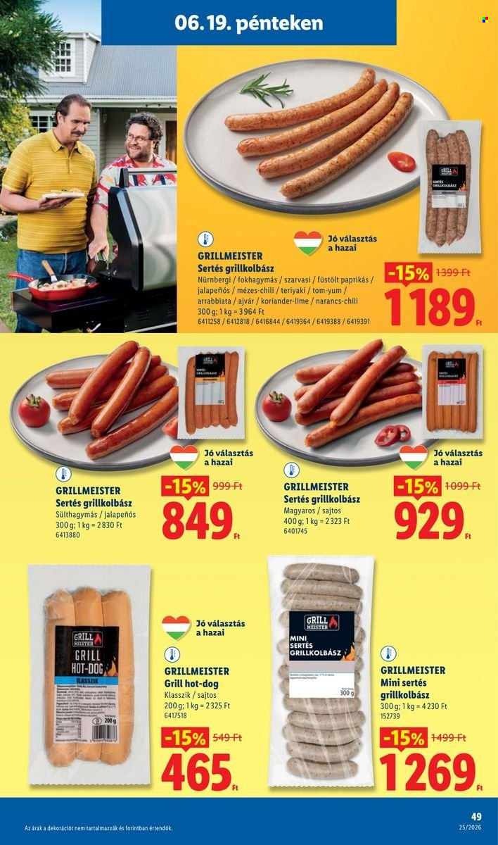 Lidl akciós újság érvényes:  - 2026.06.18 - 2026.06.24. 49. oldal Oldal 49