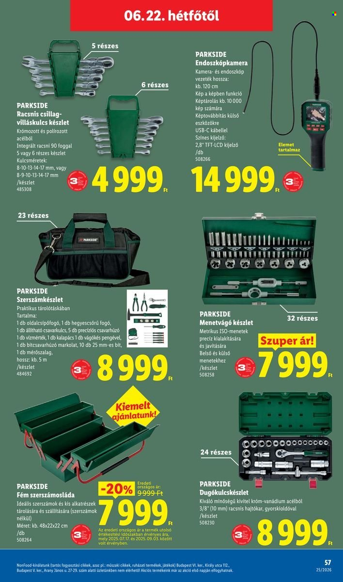 Lidl akciós újság érvényes:  - 2026.06.18 - 2026.06.24. 57. oldal Oldal 57