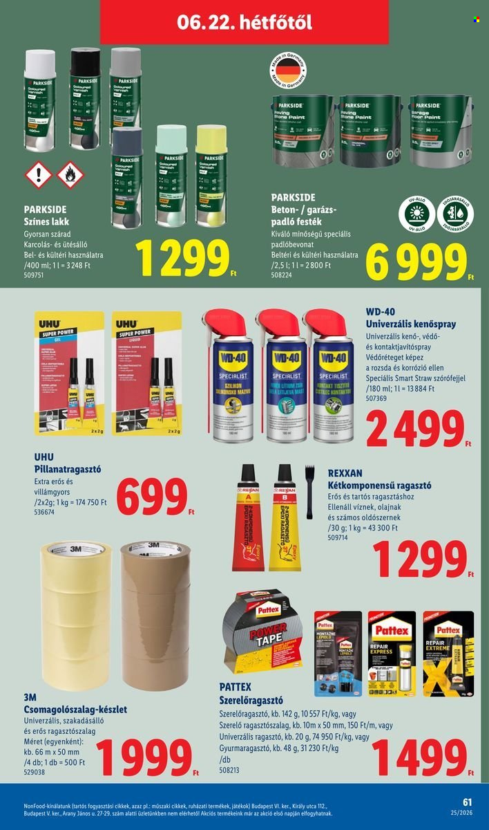 Lidl akciós újság érvényes:  - 2026.06.18 - 2026.06.24. 61. oldal Oldal 61