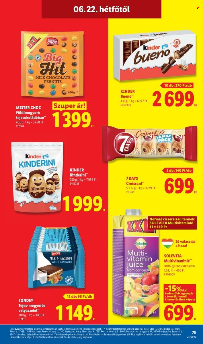 Lidl akciós újság érvényes:  - 2026.06.18 - 2026.06.24. 75. oldal Oldal 75