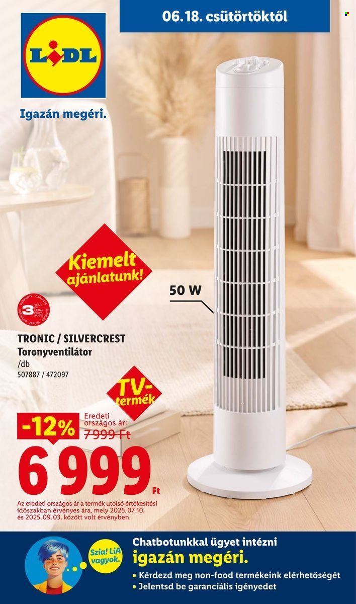 Lidl akciós újság érvényes:  - 2026.06.18 - 2026.06.24. 1. oldal Oldal 1
