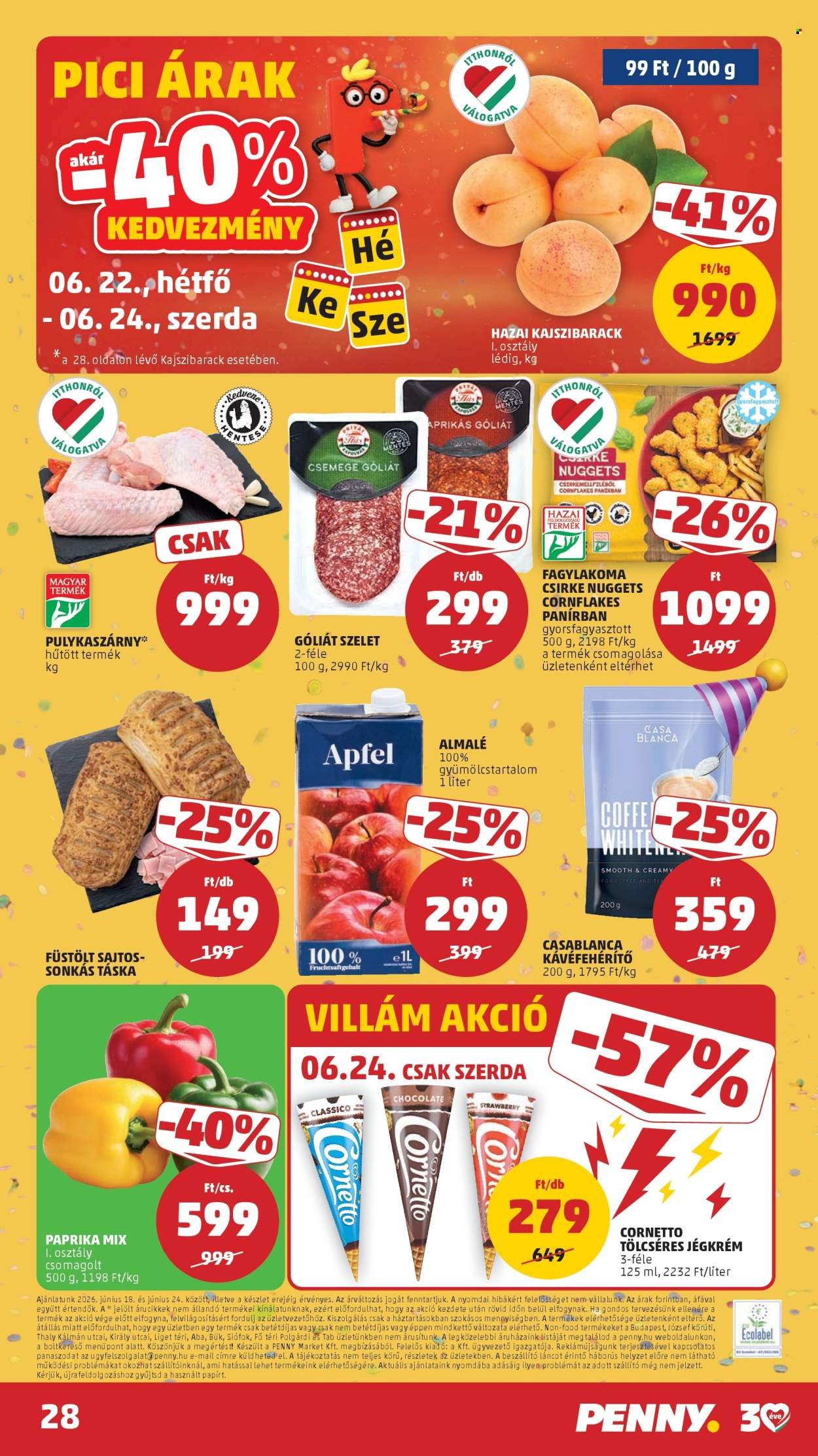 Penny Market akciós újság érvényes:  - 2026.06.18 - 2026.06.24. 30. oldal Oldal 30