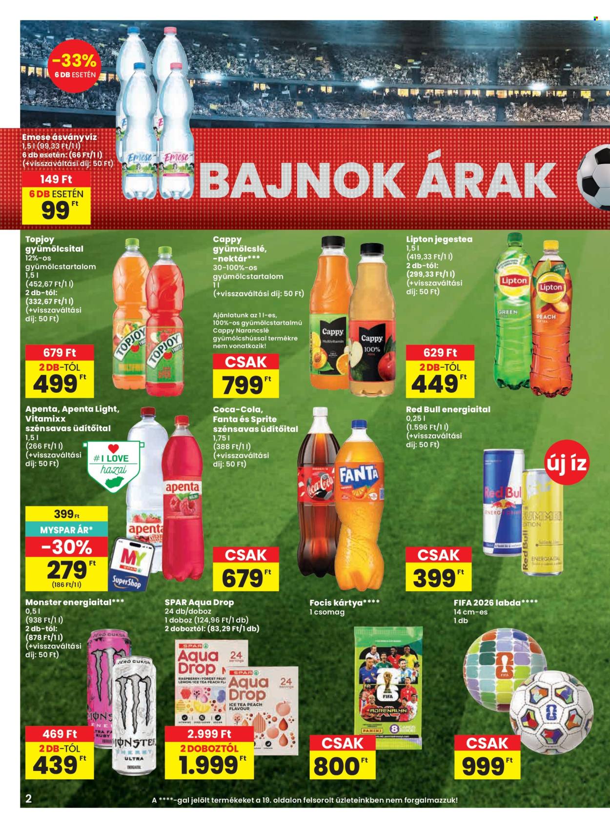 SPAR akciós újság érvényes:  - 2026.06.18 - 2026.06.24. 2. oldal Oldal 2