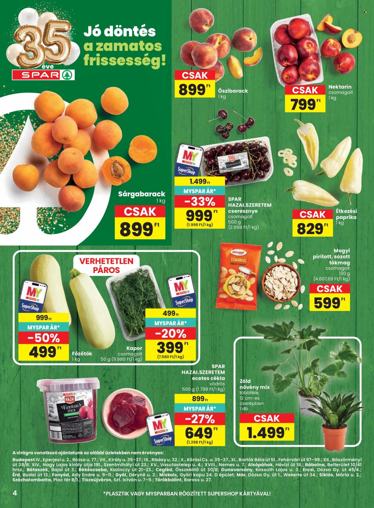 SPAR akciós újság érvényes:  - 2026.06.18 - 2026.06.24. 4. oldal Oldal 4