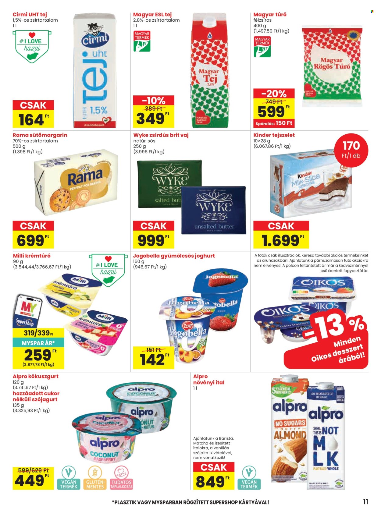 SPAR akciós újság érvényes:  - 2026.06.18 - 2026.06.24. 11. oldal Oldal 11