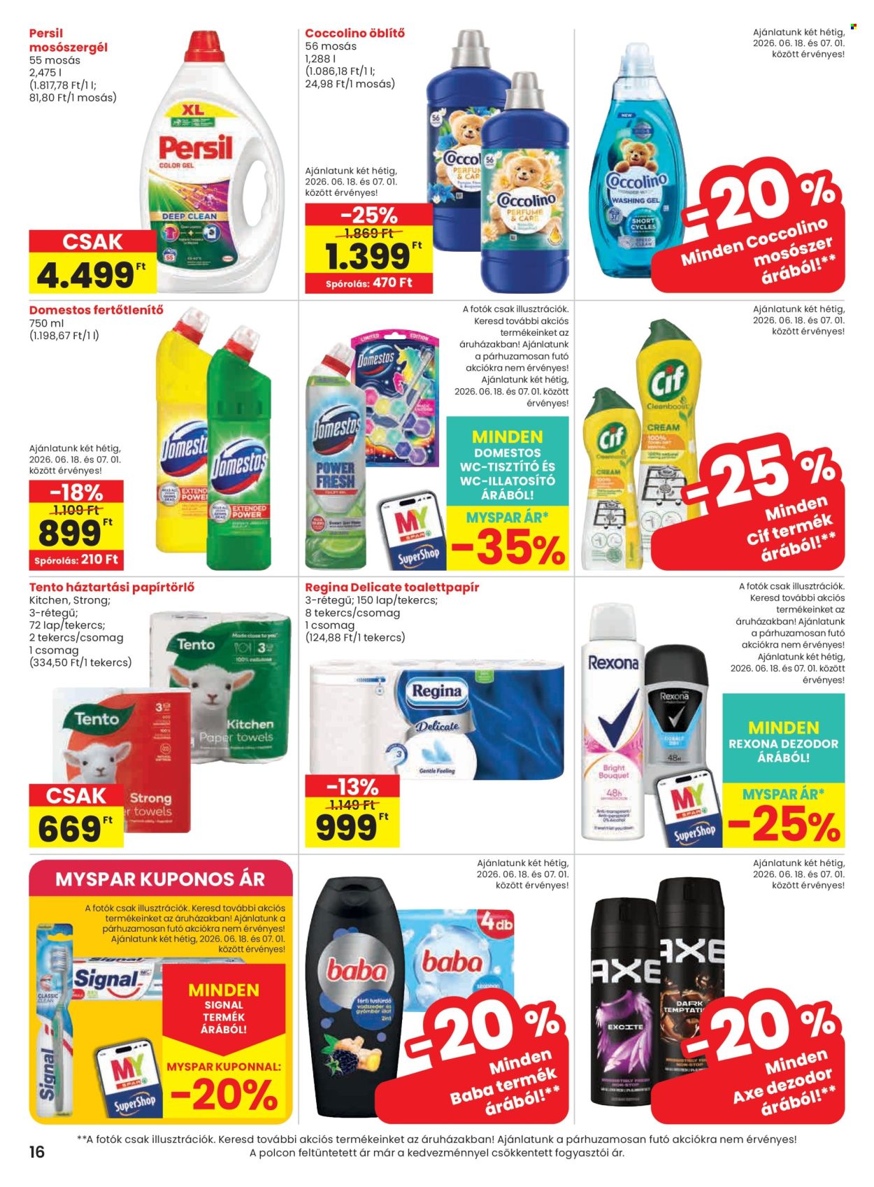 SPAR akciós újság érvényes:  - 2026.06.18 - 2026.06.24. 16. oldal Oldal 16
