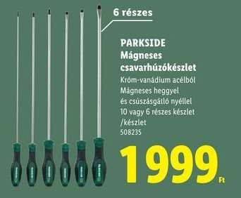 PARKSIDE Mágneses csavarhúzókészlet