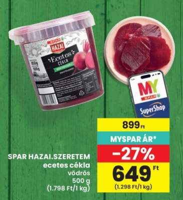 SPAR HAZAI.SZERETEM ecetes cékla vödrös