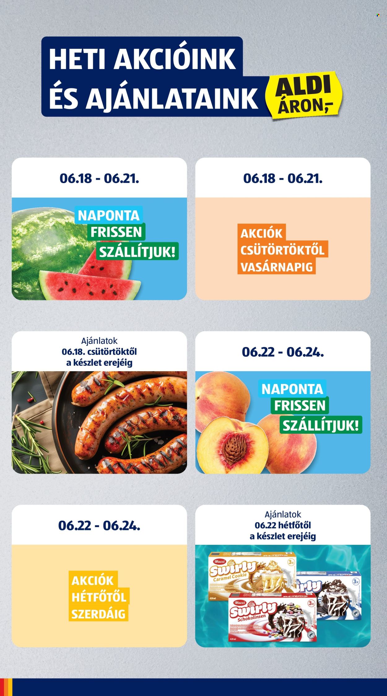 Aldi akciós újság érvényes:  - 2026.06.18 - 2026.06.24. 6. oldal Oldal 6