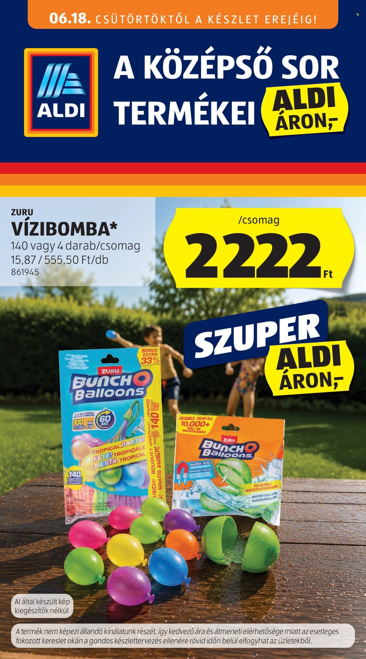 Aldi akciós újság érvényes:  - 2026.06.18 - 2026.06.24. 1. oldal Oldal 1