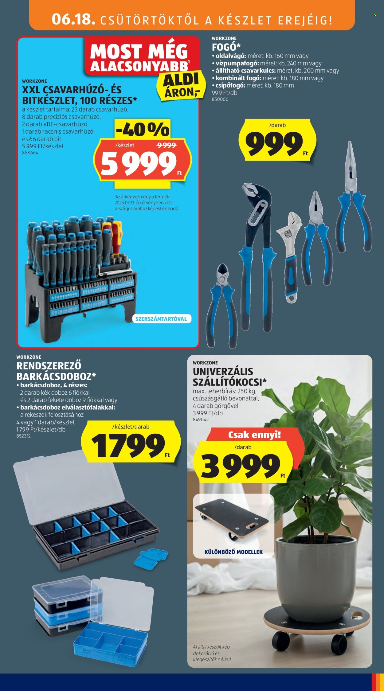 Aldi akciós újság érvényes:  - 2026.06.18 - 2026.06.24. 11. oldal Oldal 11