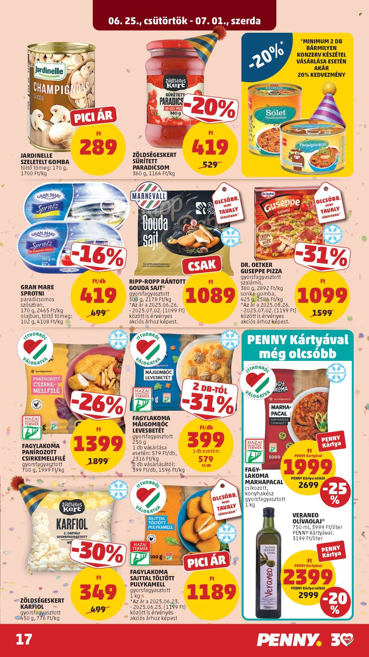 Penny Market akciós újság érvényes:  - 2026.06.25 - 2026.07.01. 17. oldal Oldal 17