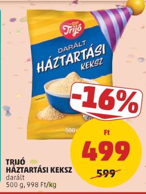 Trijó Háztartási Keksz