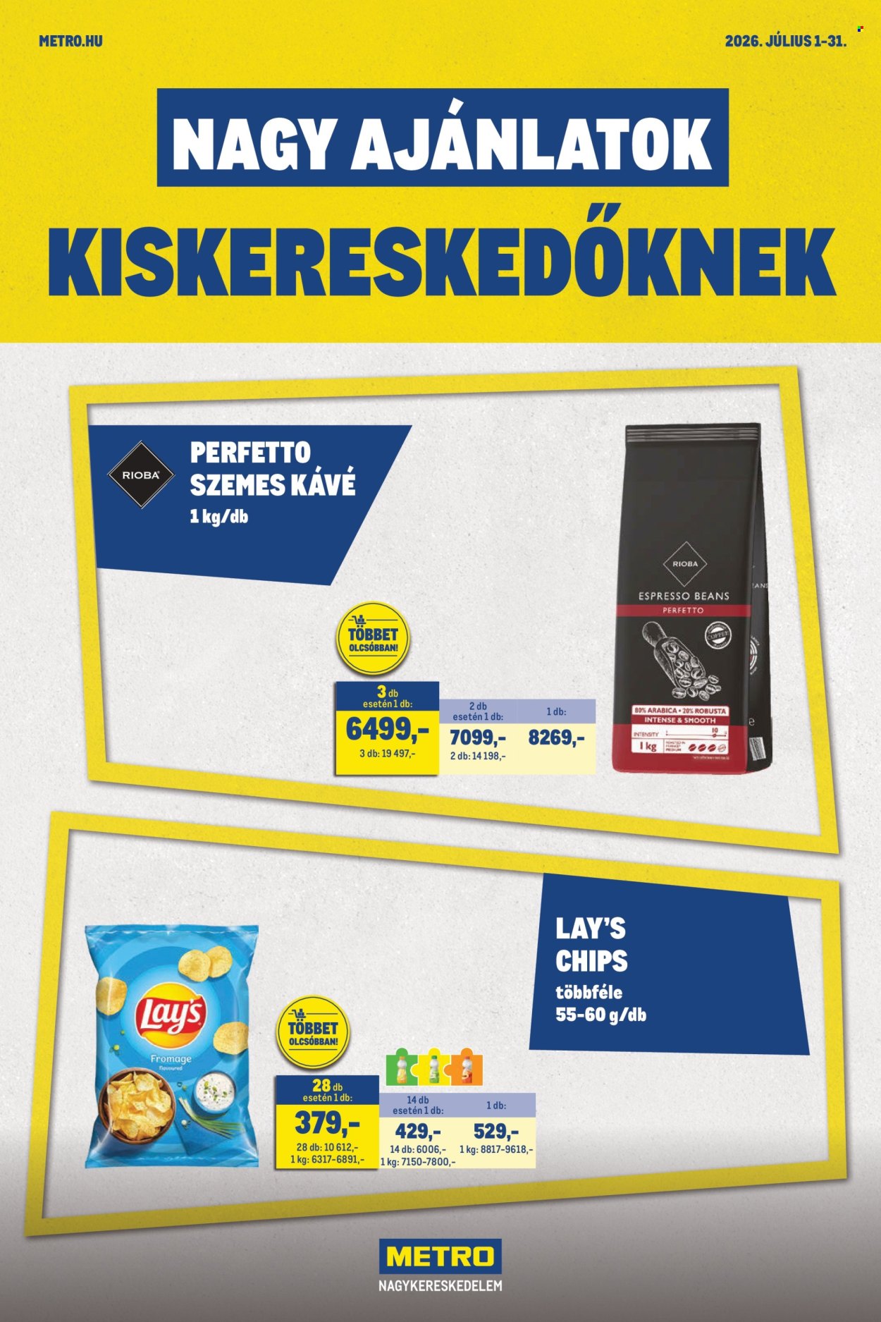 Metro akciós újság érvényes:  - 2026.07.01 - 2026.07.31. 1. oldal Oldal 1