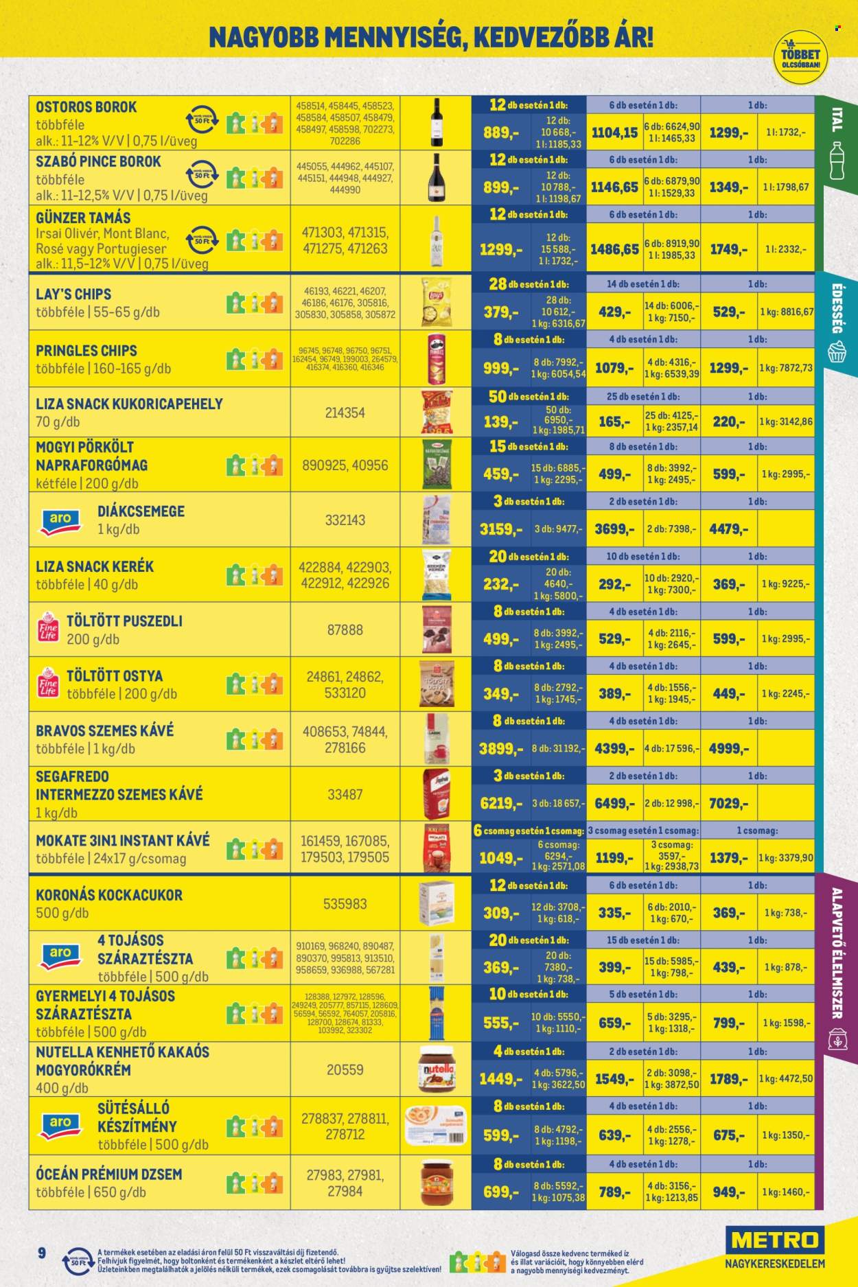 Metro akciós újság érvényes:  - 2026.07.01 - 2026.07.31. 9. oldal Oldal 9