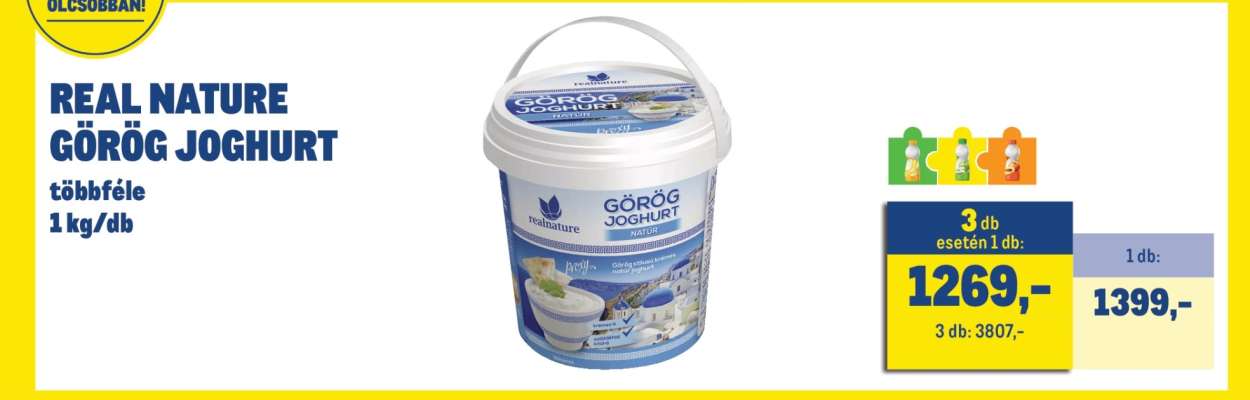 REAL NATURE Görög joghurt