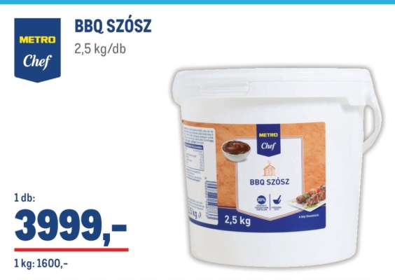 METRO Chef BBQ SZÓSZ