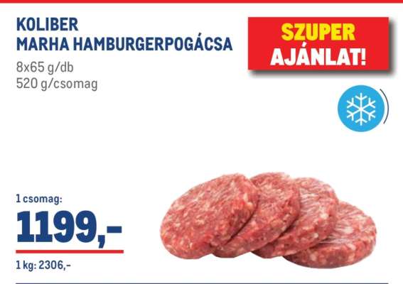 KOLIBER MARHA HAMBURGERPOGÁCSA