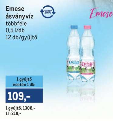 Emese ásványvíz