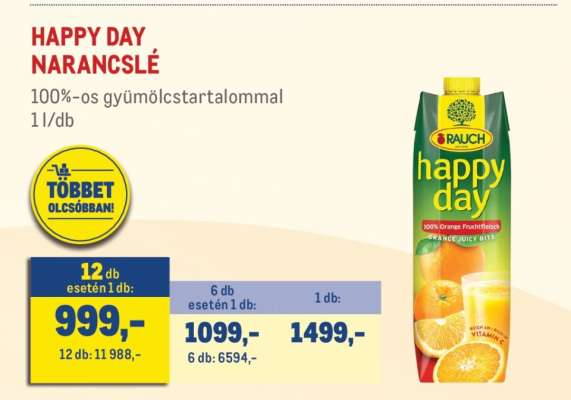 HAPPY DAY NARANCSLÉ