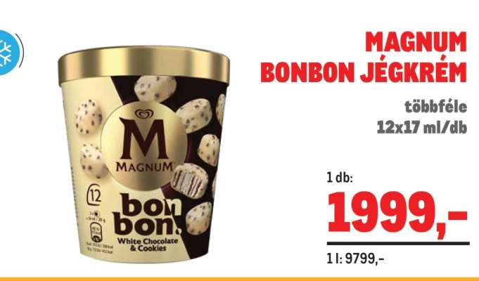 Magnum Bonbon jégkrém