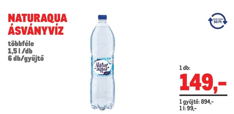 NATURAQUA ÁSVÁNYVÍZ
