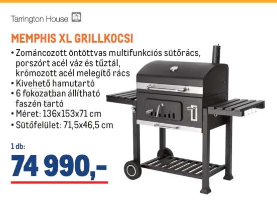 MEMPHIS XL GRILLKOCSI