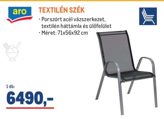 TEXTILÉN SZÉK