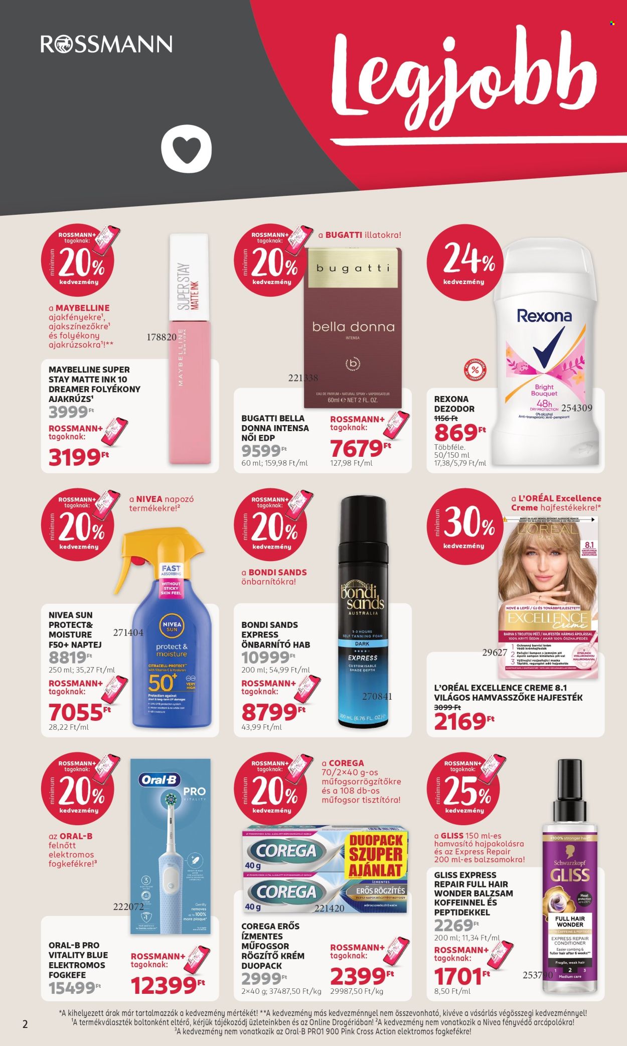 Rossmann akciós újság érvényes:  - 2026.06.29 - 2026.07.03. 2. oldal Oldal 2