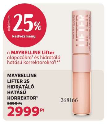 MAYBELLINE LIFTER 25 HIDRATÁLÓ HATÁSÚ KORREKTOR