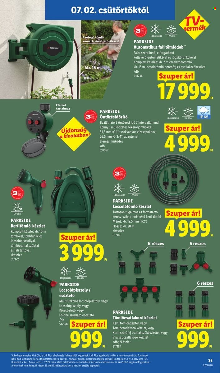 Lidl akciós újság érvényes:  - 2026.07.02 - 2026.07.08. 35. oldal Oldal 35